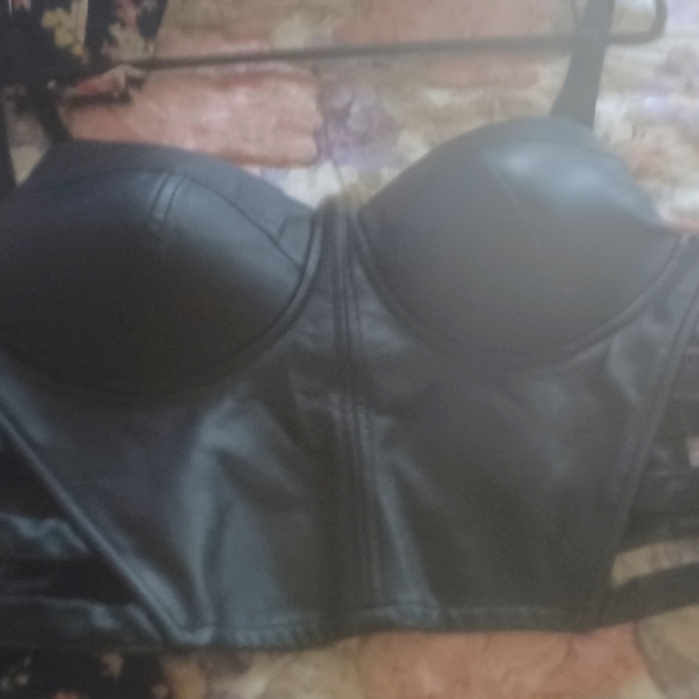 Crop corset top.
